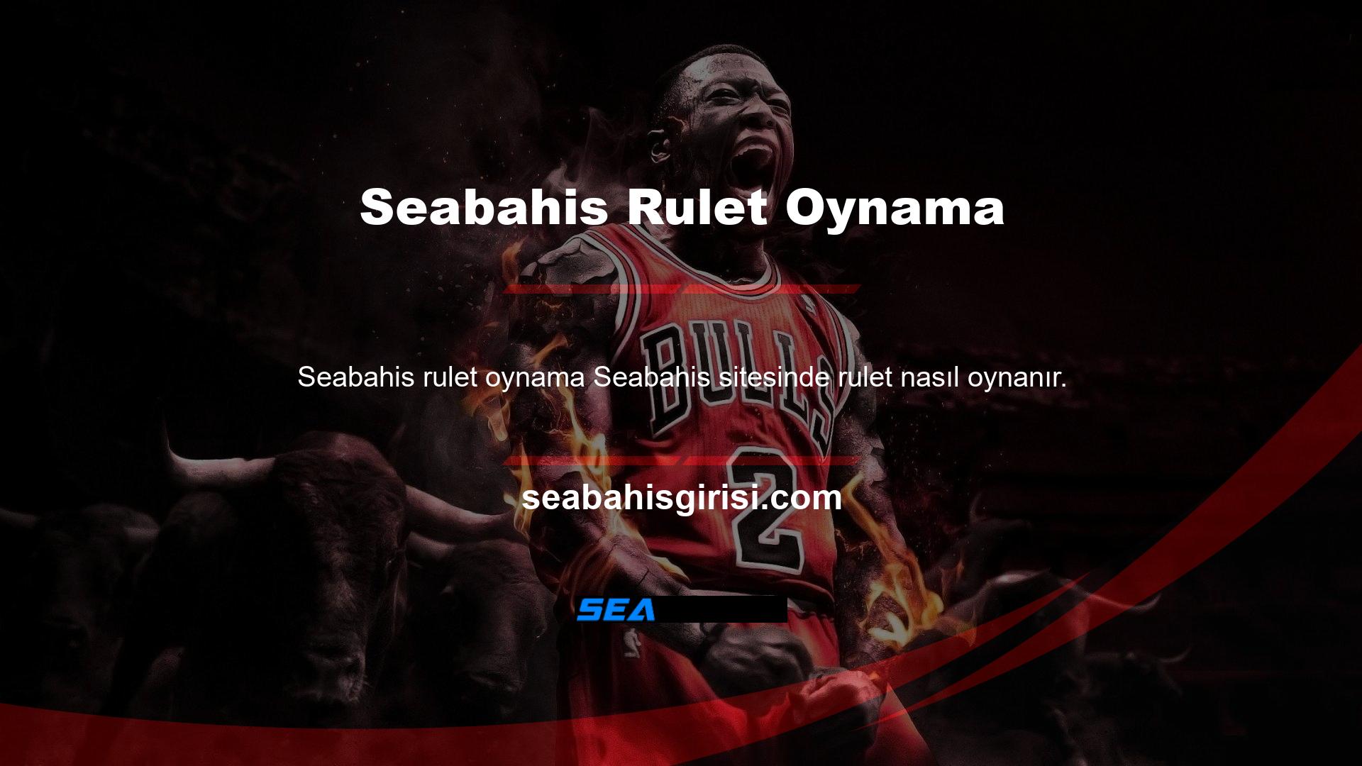 Seabahis Play Rulette düğmesine tıklayan insanlar sitenin üyesi olmalıdır