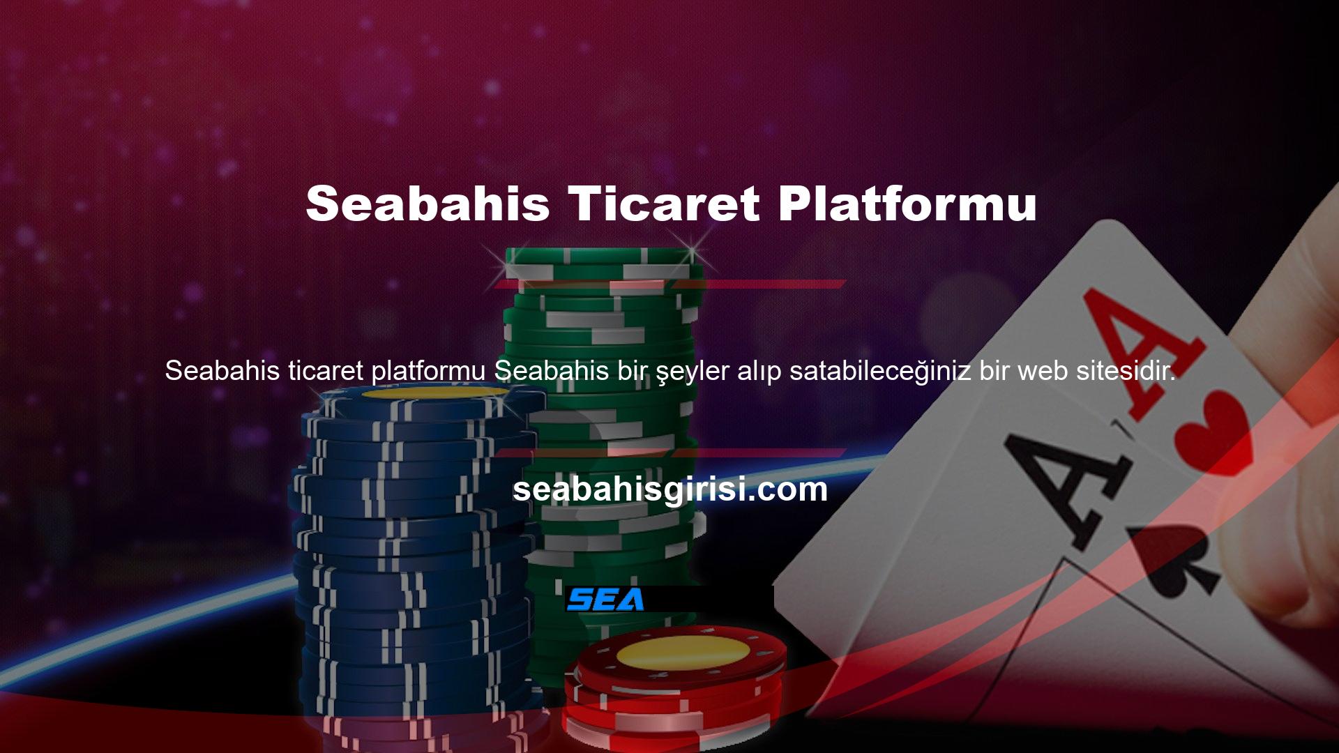 Seabahis canlı oyunlara bahis oynayabileceğiniz bir sitedir